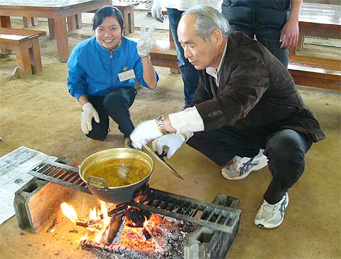 鈴木先生、こだわりの料理