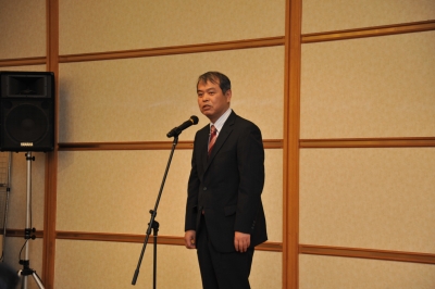 中日本自動車短期大学を代表して、太田事務局長によるご挨拶